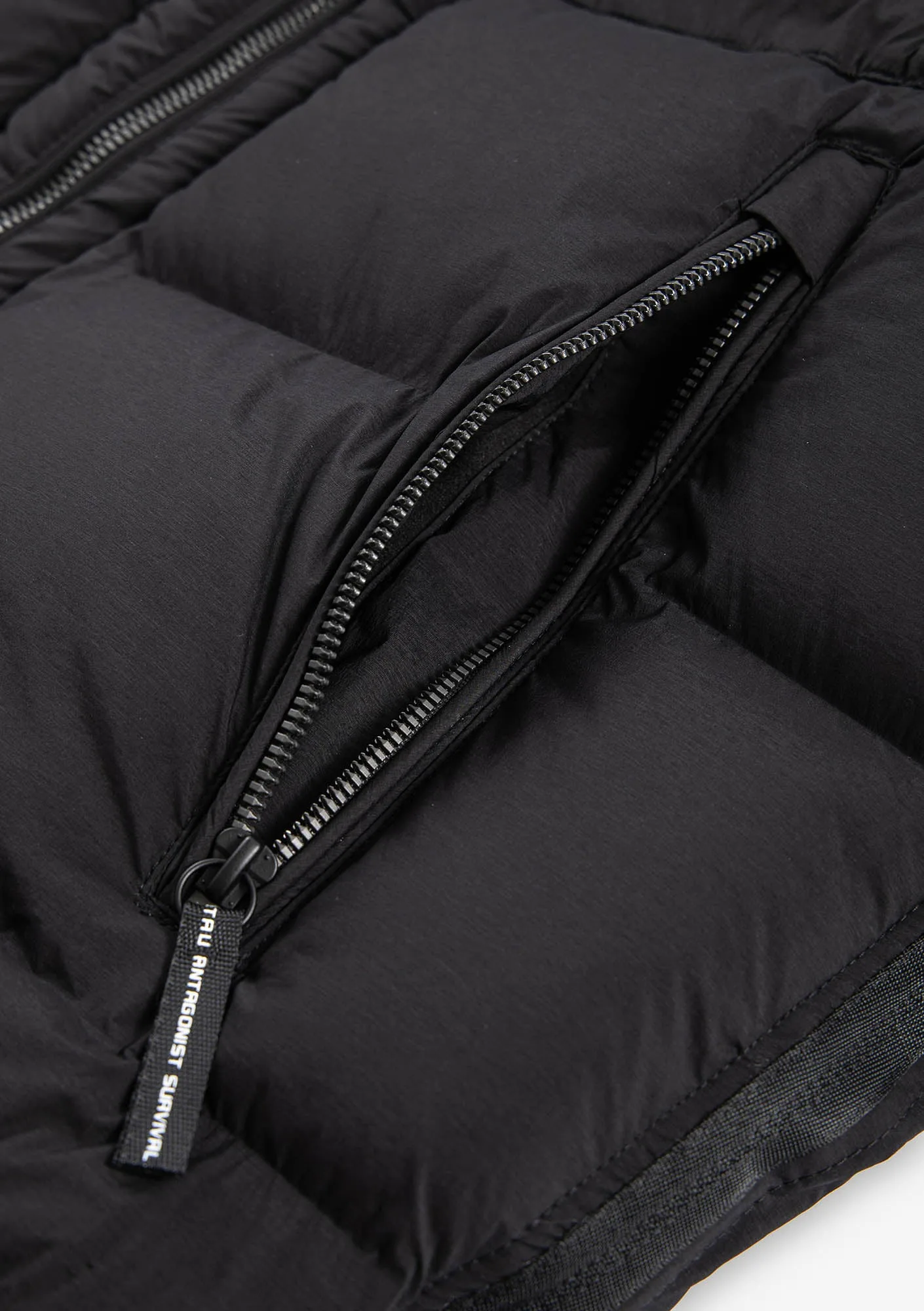 Пуффер ROOK с капюшоном Qm559