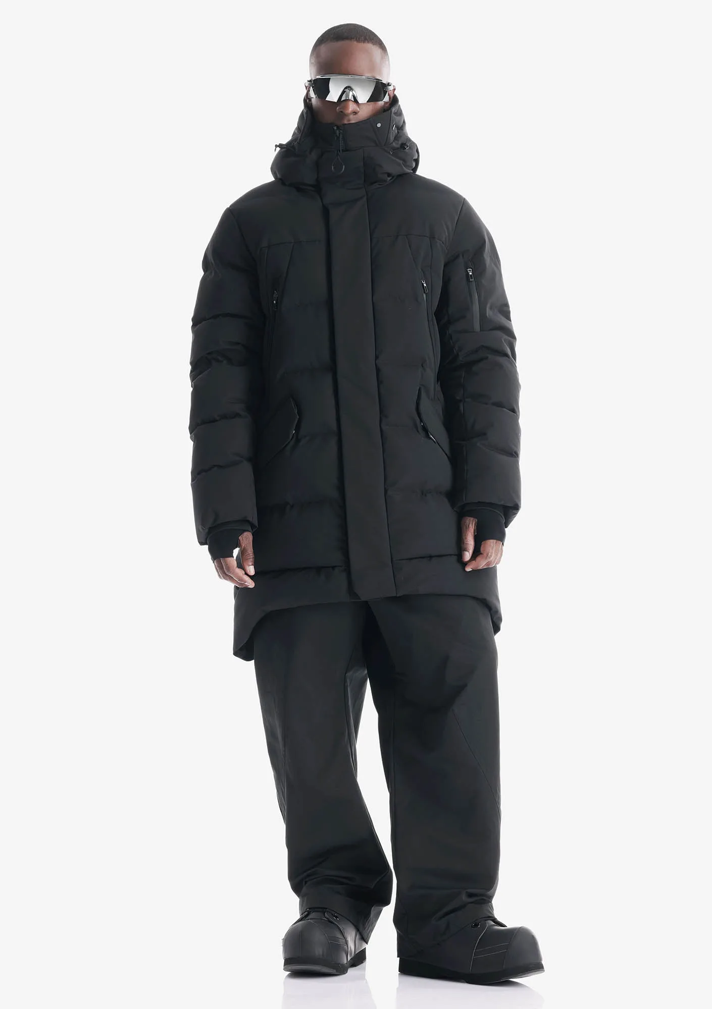 Удлинённый пуховик STROFO Qm562