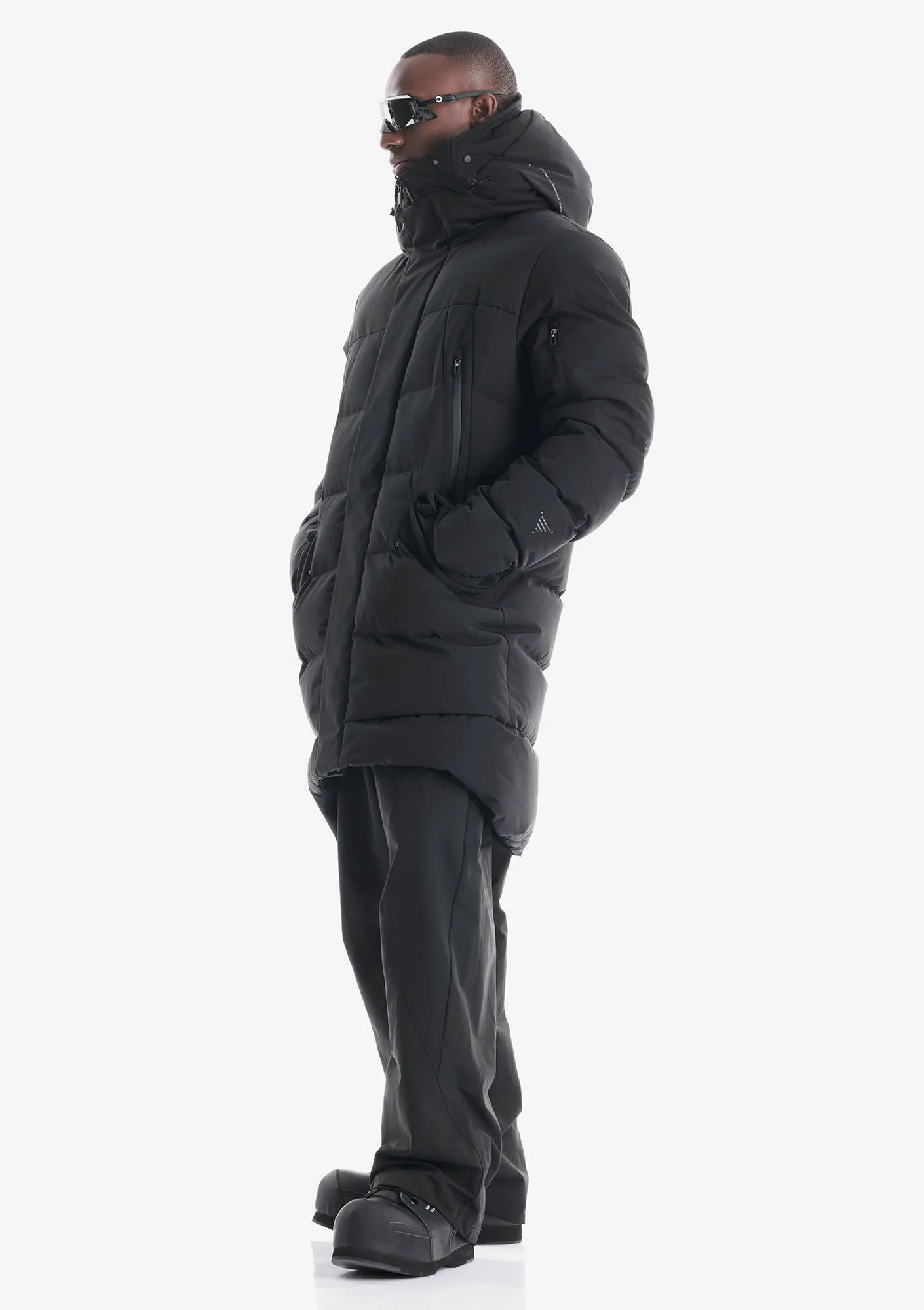 Удлинённый пуховик STROFO Qm562