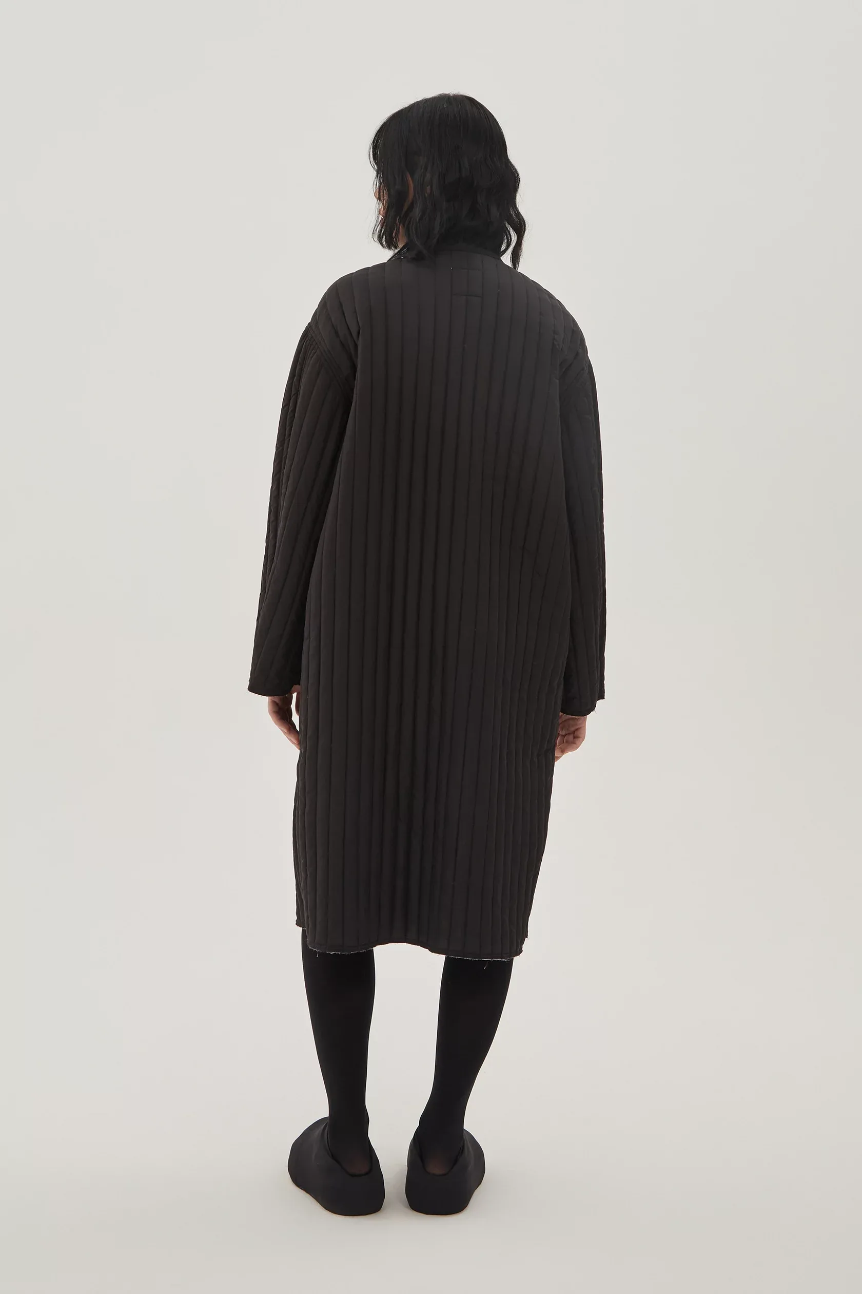 Пальто двухстороннее black