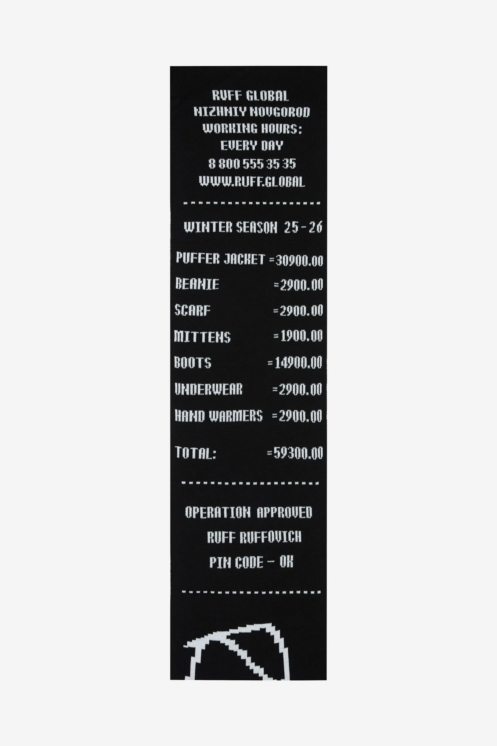 Шарф "Cashier's Cheque"