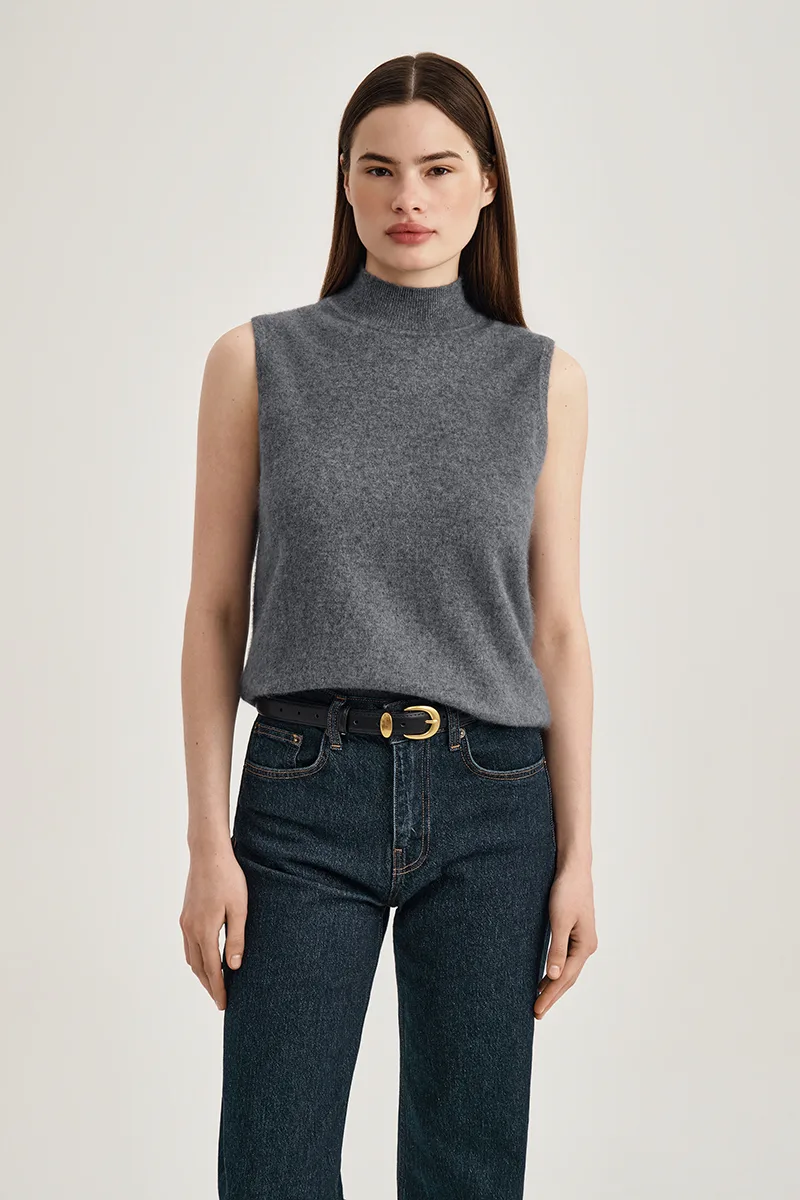 Джемпер Sleeveless Cashmere grey