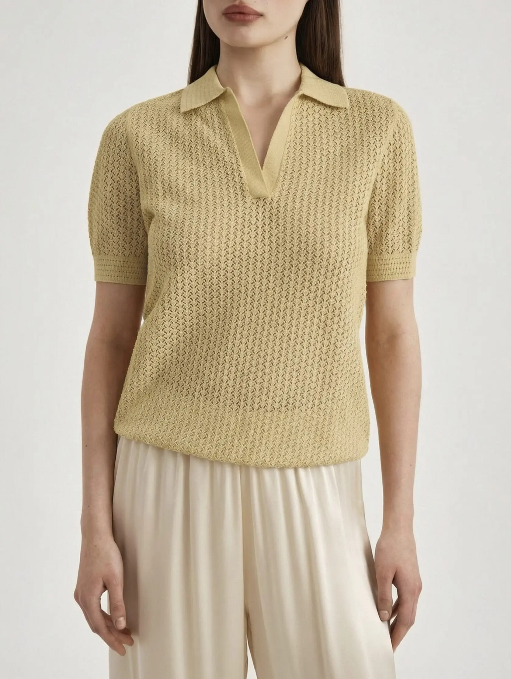 Поло Knit Lime