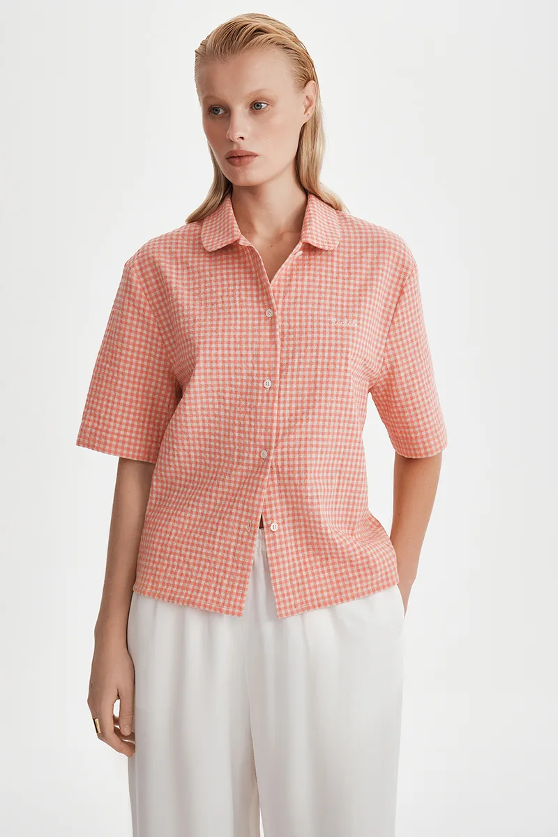 Рубашка Blush Check