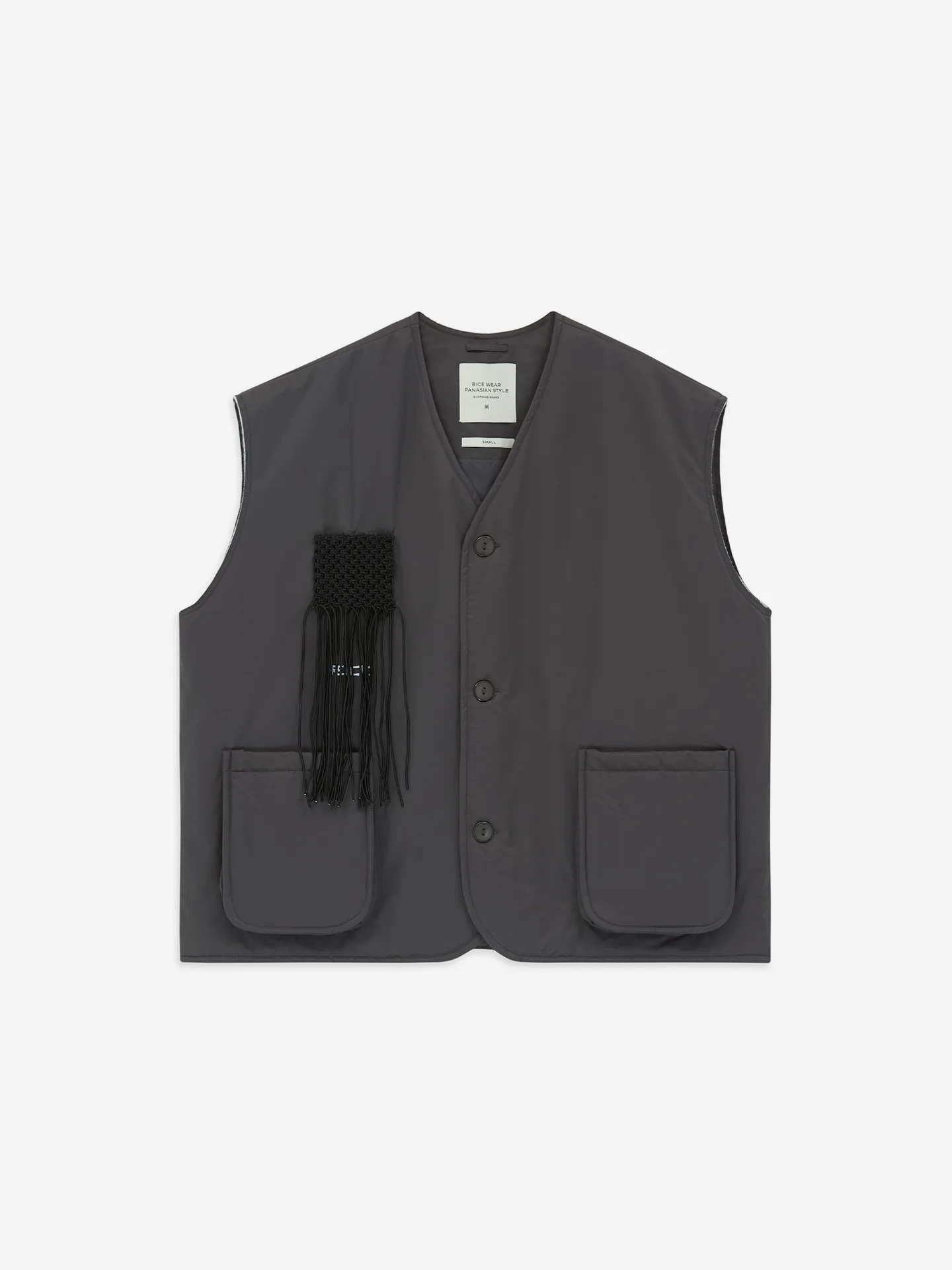 ЖИЛЕТ PANASIAN MACRAME OVERSIZE