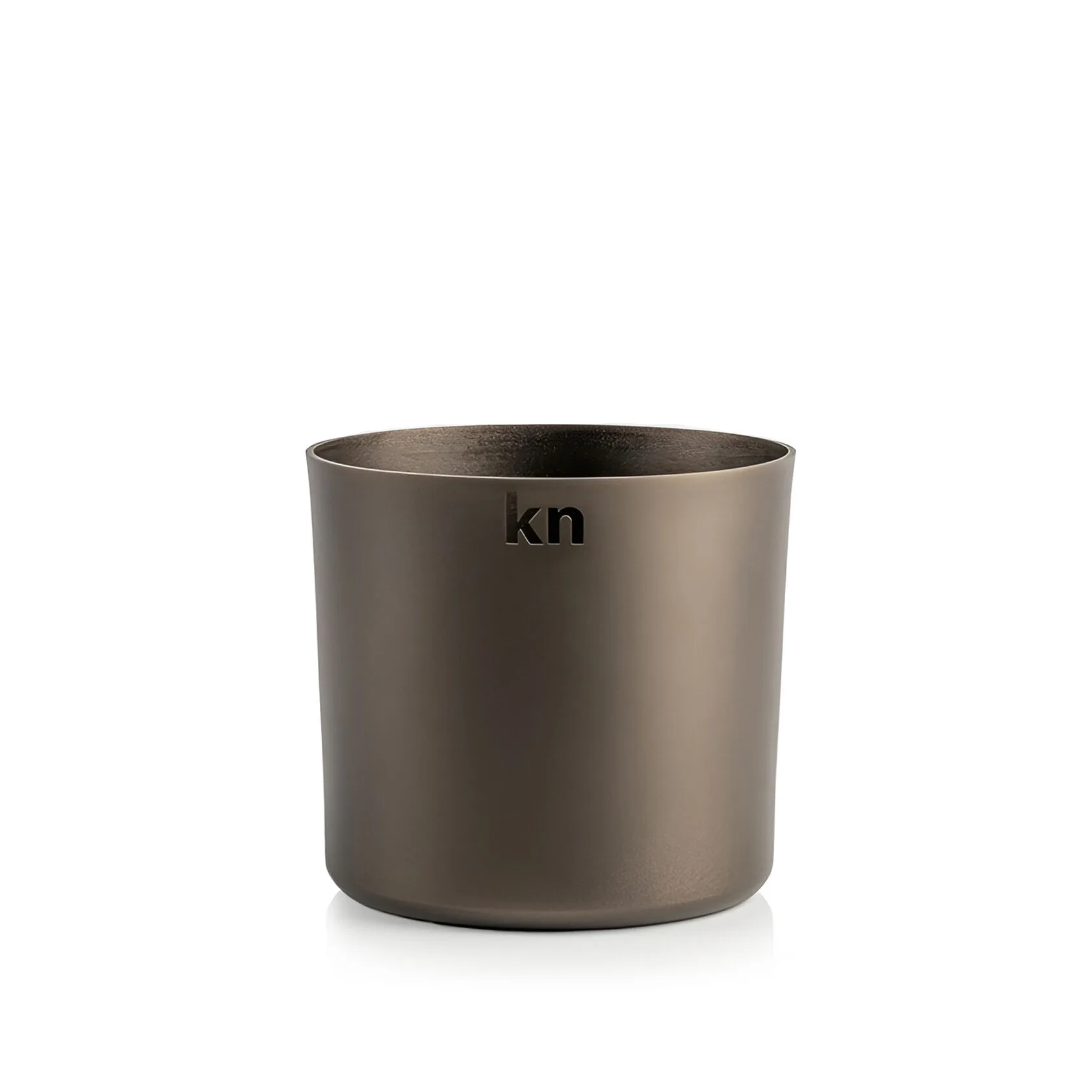 Ведро для льда KNIndustrie GLACETTE, D20 см, черный, алюминий с керамико-полимерным покрытием