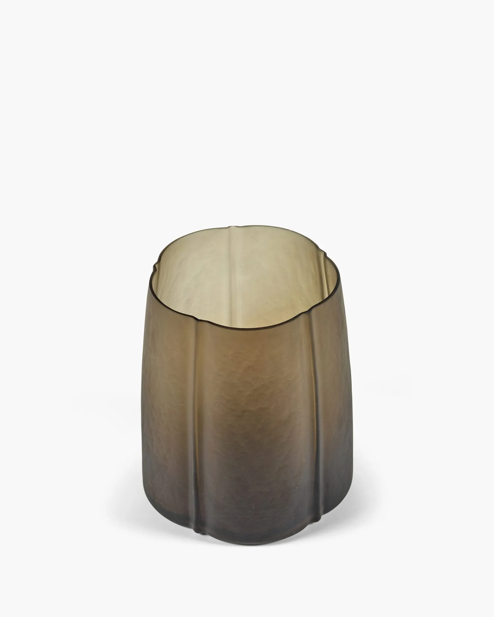 Ваза 04 Serax Shapes by Piet Boon, D22.5*18.6 см, H26 см, коричневый, стекло