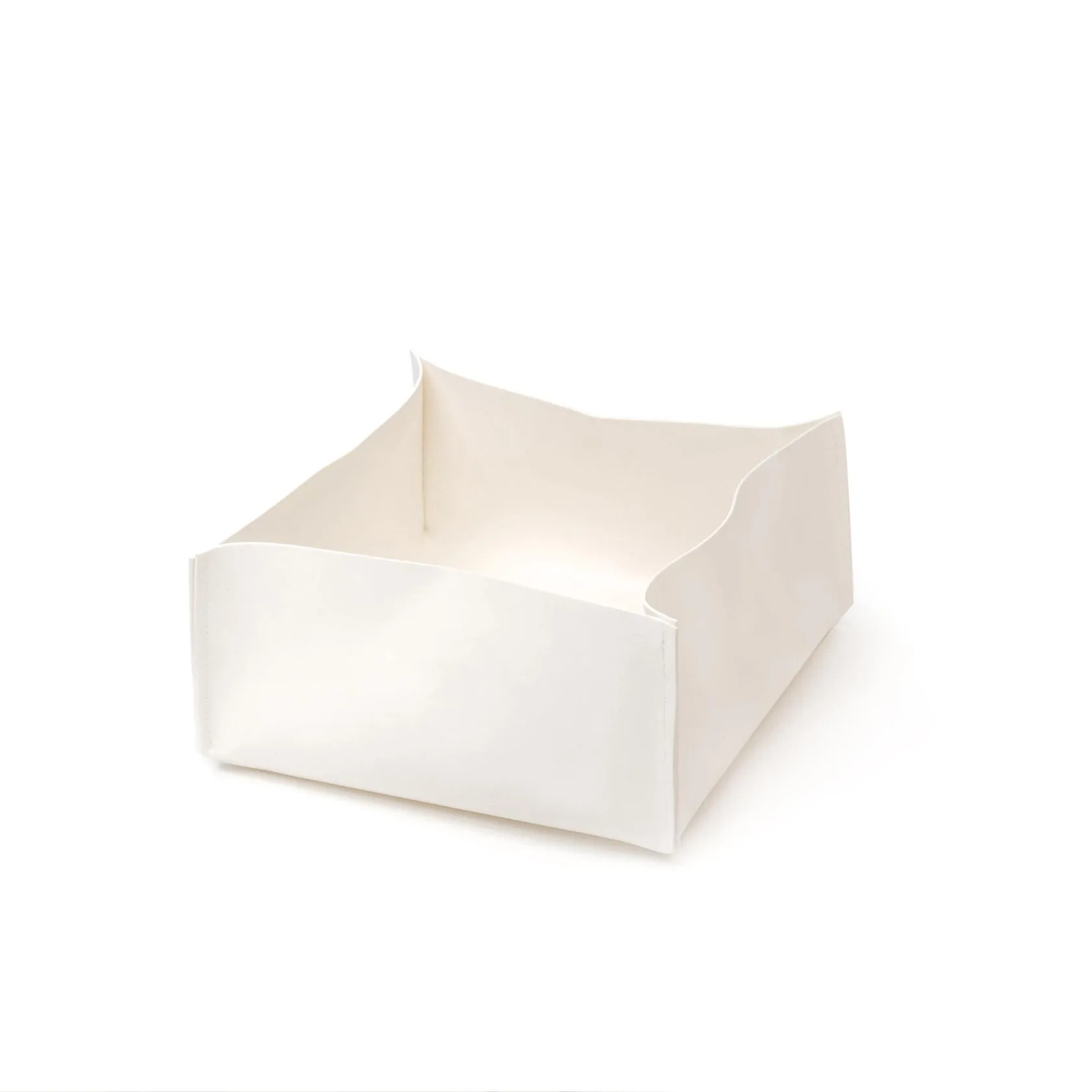 Корзинка хлебная KNIndustrie PANE CALDO, 13X13 см, Н7 см, белый, платиновый силикон