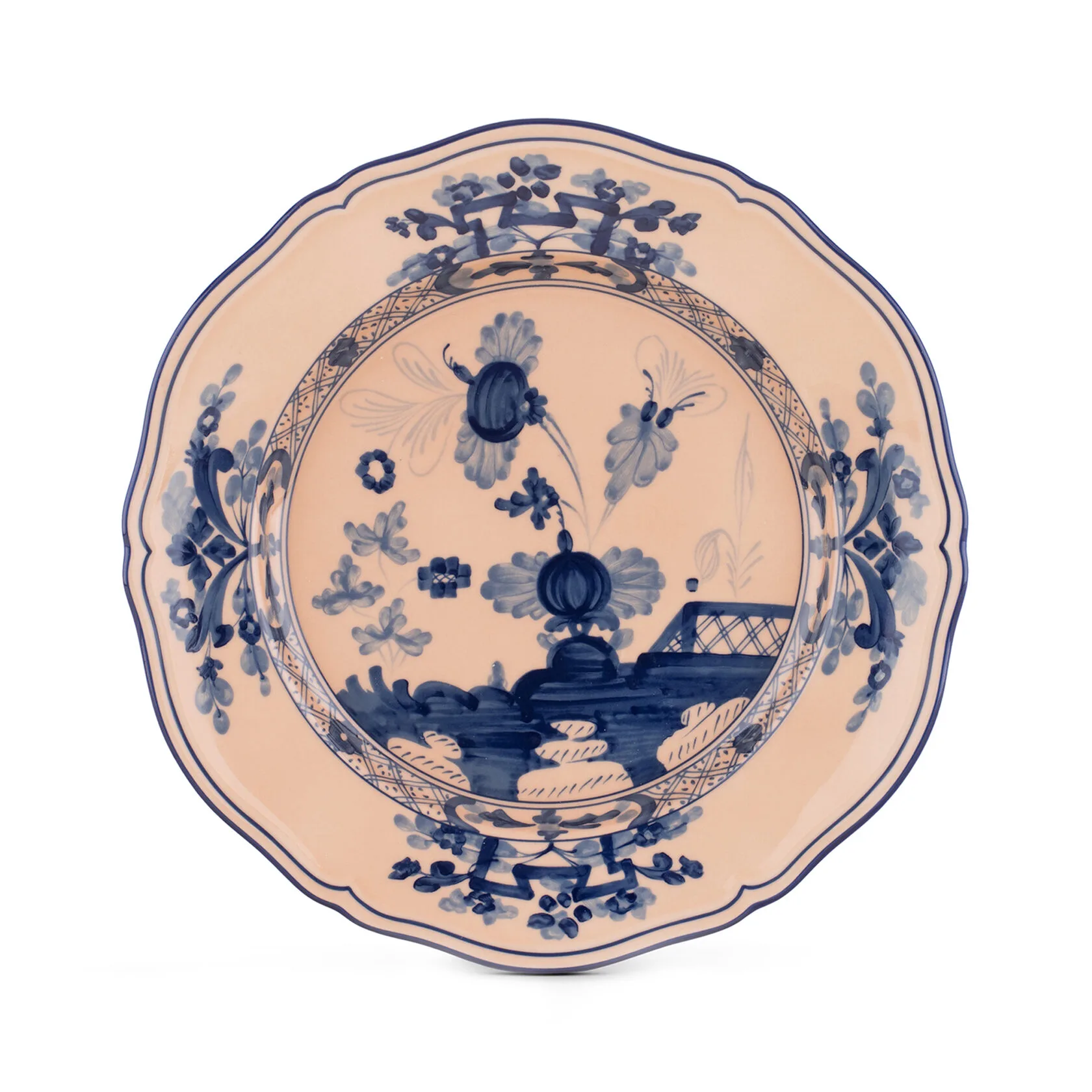Тарелка обеденная Ginori 1735 ORIENTE ITALIANO, D26.5 см, цвет Cipria, фарфор