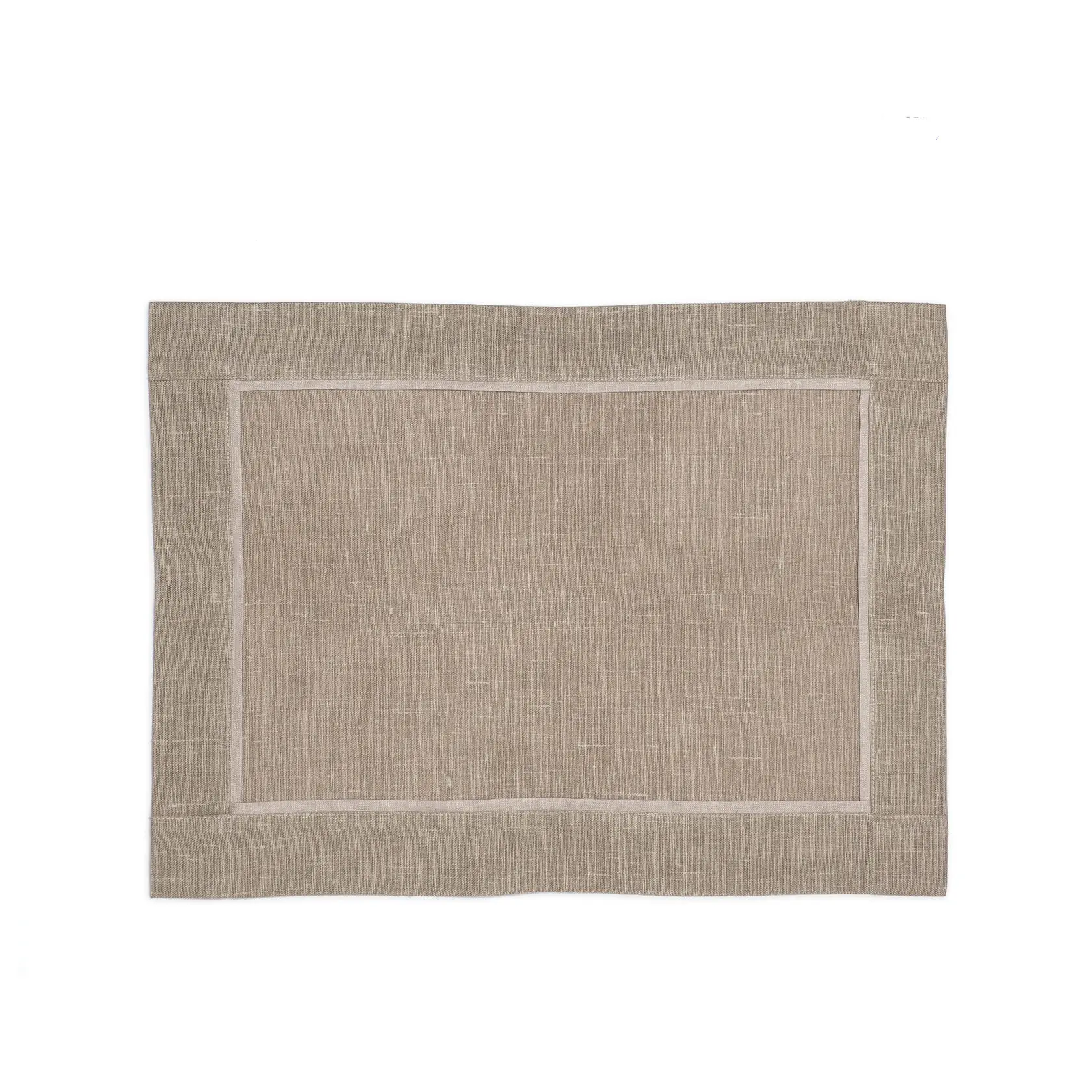 Набор салфеток сервировочных Linen Sky, 50x37 см, 2 шт, серый с серой окантовкой, лен