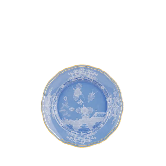 Тарелка для десерта Ginori 1735 ORIENTE ITALIANO, D21 см, голубой/белый, фарфор