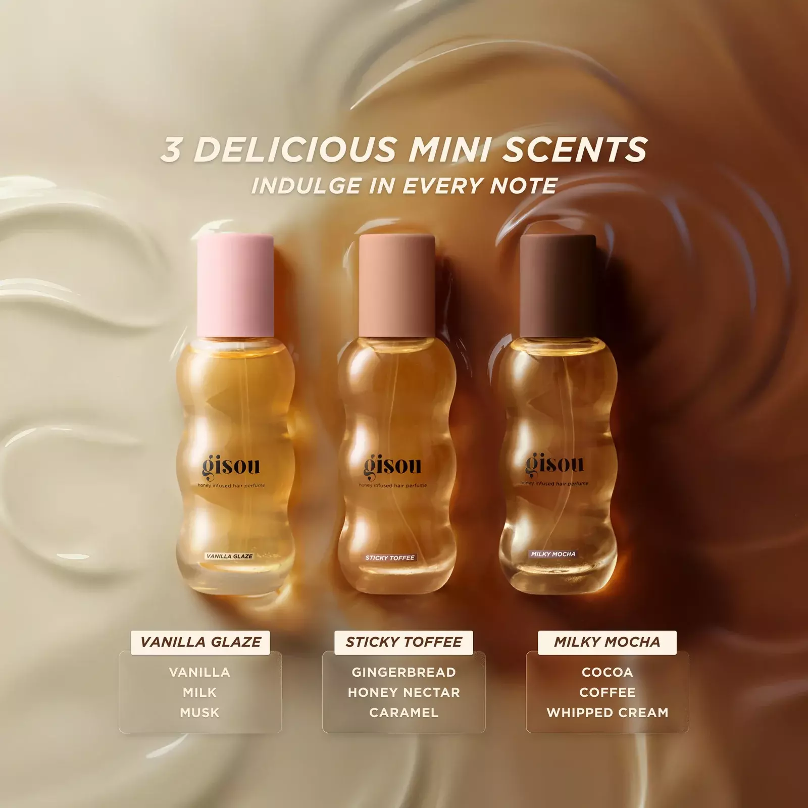 GISOU HONEY INFUSED HAIR PERFUME MILKY MOCHA 15 МЛ