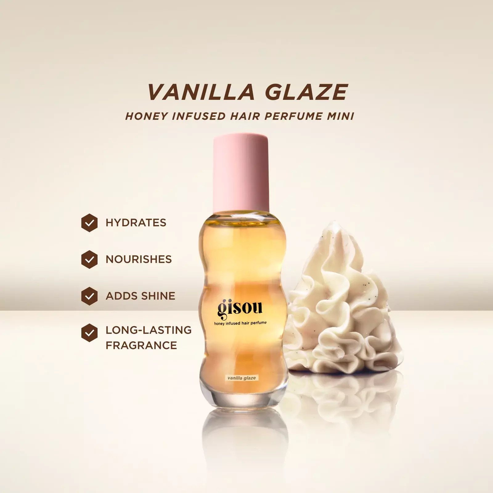GISOU HONEY INFUSED HAIR PERFUME VANILLA GLAZE 15 МЛ