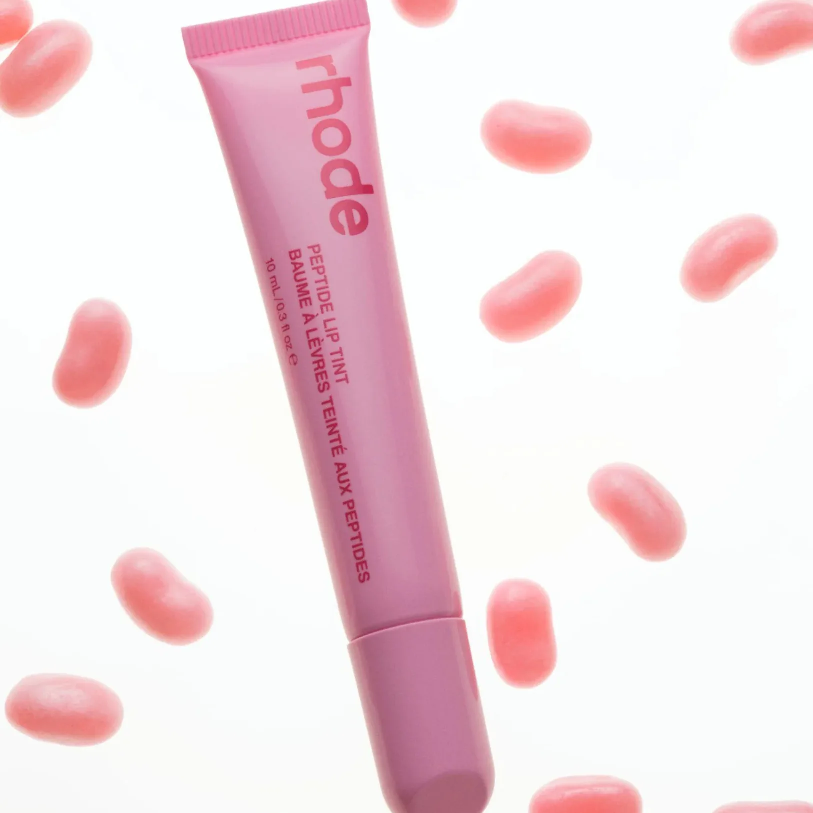 RHODE PEPTIDE LIP TINT ОТТЕНОК JELLY BEAN - SHIMMERY SHEER PINK