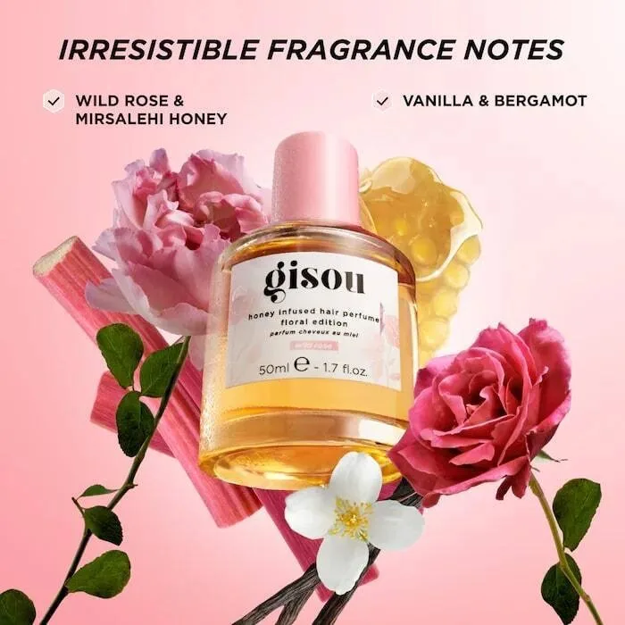 GISOU HONEY INFUSED HAIR PERFUME WILD ROSE 50 МЛ