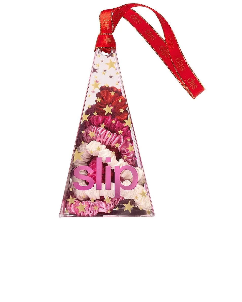 SLIP PURE SILK SKINNY SCRUNCHIE ORNAMENT AGGIE