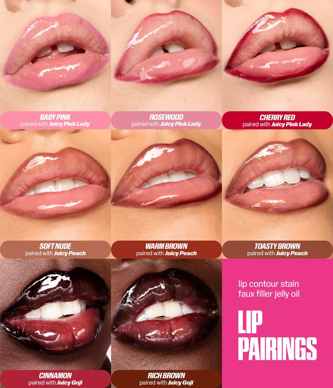 HUDA BEAUTY LIP CONTOUR STAIN LIP TINT SOFT NUDE