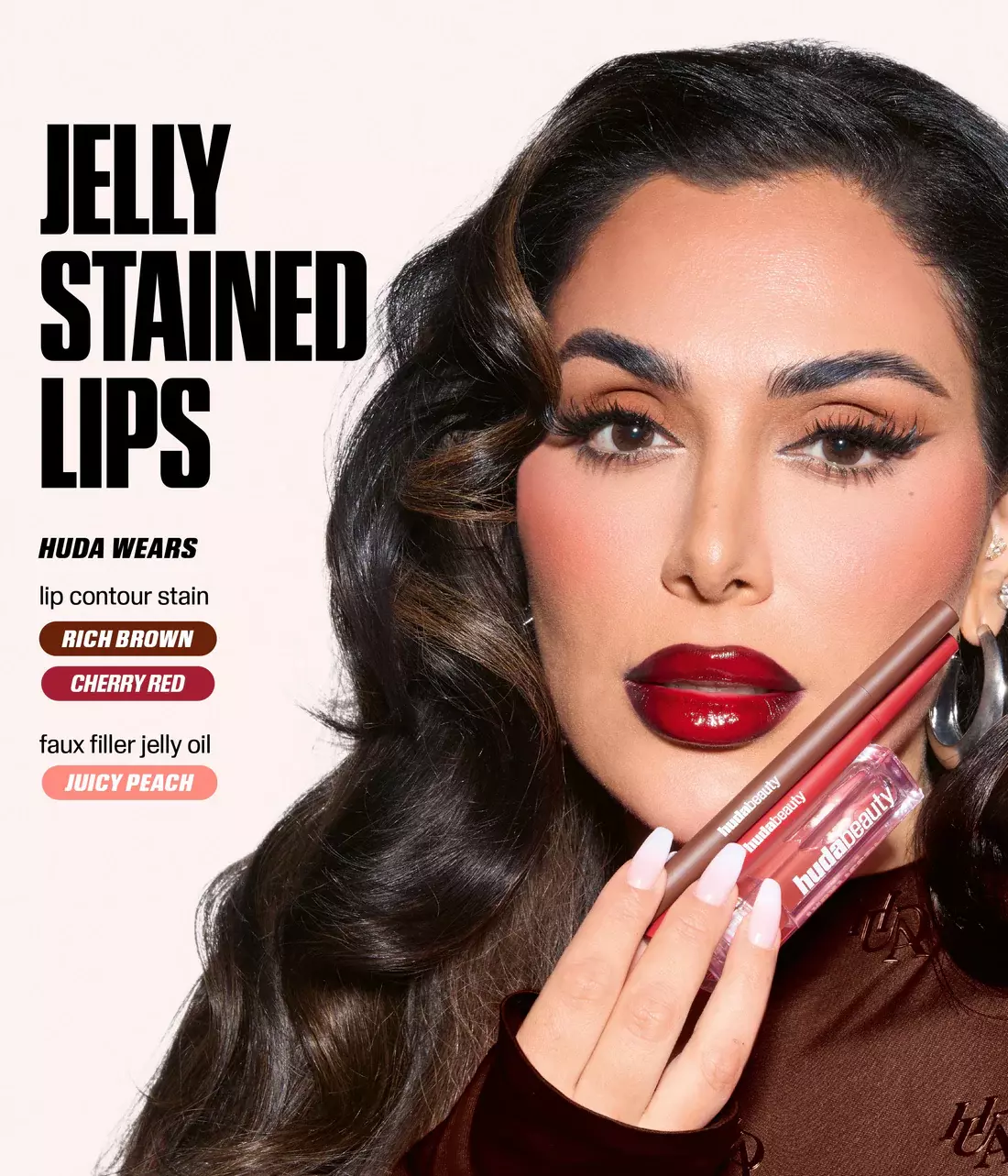 HUDA BEAUTY LIP CONTOUR STAIN LIP TINT SOFT NUDE
