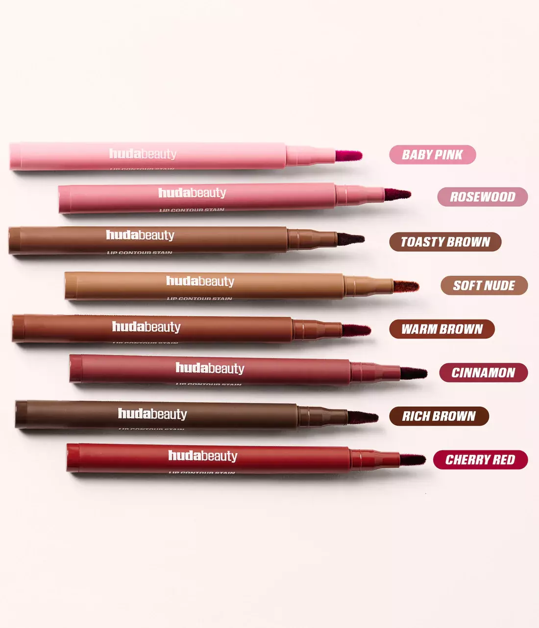 HUDA BEAUTY LIP CONTOUR STAIN LIP TINT SOFT NUDE