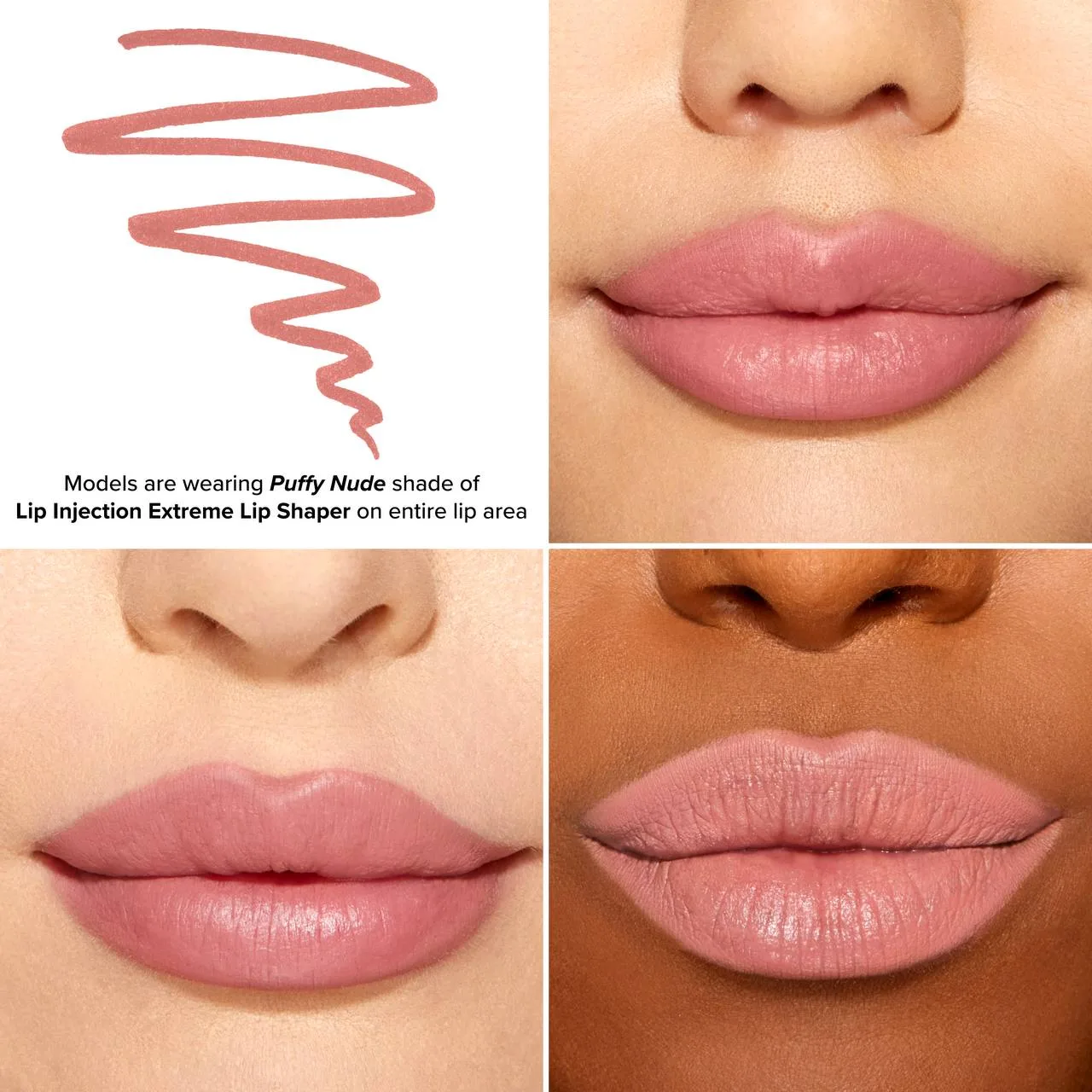 TOO FACED LIP INJECTION EXTREME LIP SHAPER PUFFY NUDE