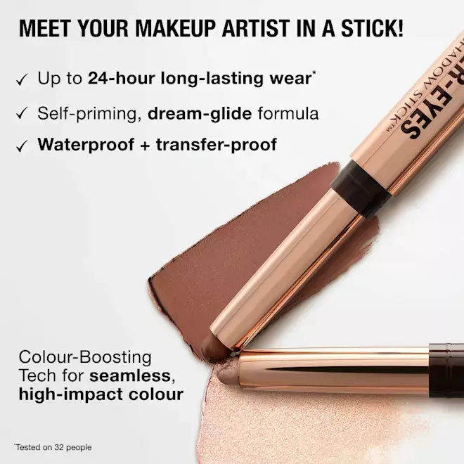 CHARLOTTE TILBURY EXAGGER-EYES EASY EYESHADOW STICK CASHMERE SCULPT