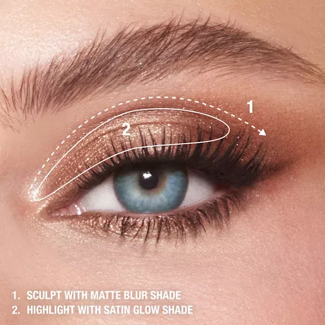 CHARLOTTE TILBURY EXAGGER-EYES EASY EYESHADOW STICK BALLET QUARTZ