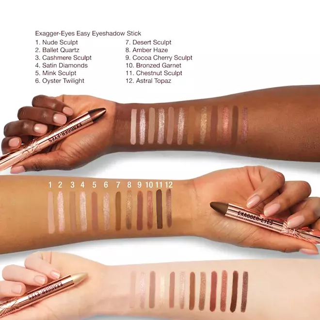 CHARLOTTE TILBURY EXAGGER-EYES EASY EYESHADOW STICK BALLET QUARTZ