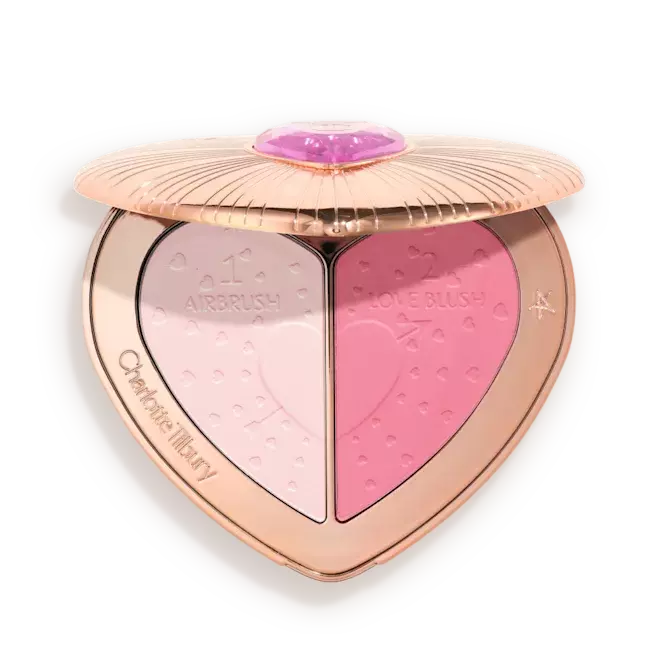 CHARLOTTE TILBURY BEAUTY SOULMATES PALETTE — PILLOW TALK FLAWLESS PINK