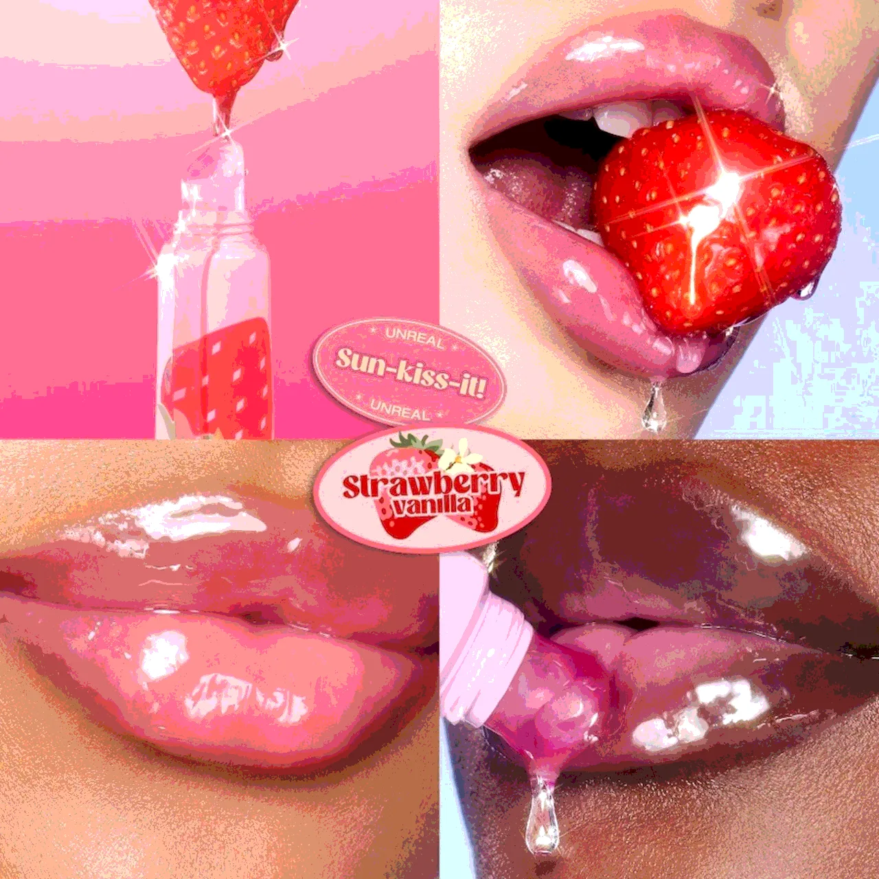 CHARLOTTE TILBURY UNREAL LIPS HEALTHY GLOW NECTAR ОТТЕНОК STRAWBERRY VANILLA