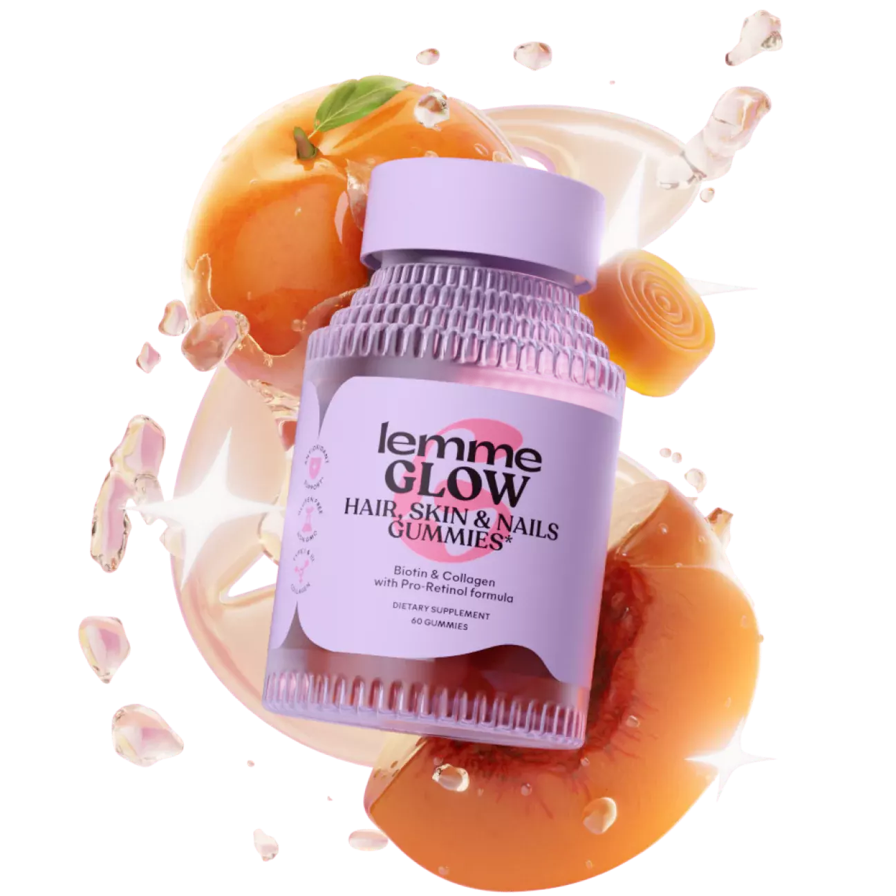 LEMME GLOW HAIR, SKIN &amp; NAILS GUMMIES