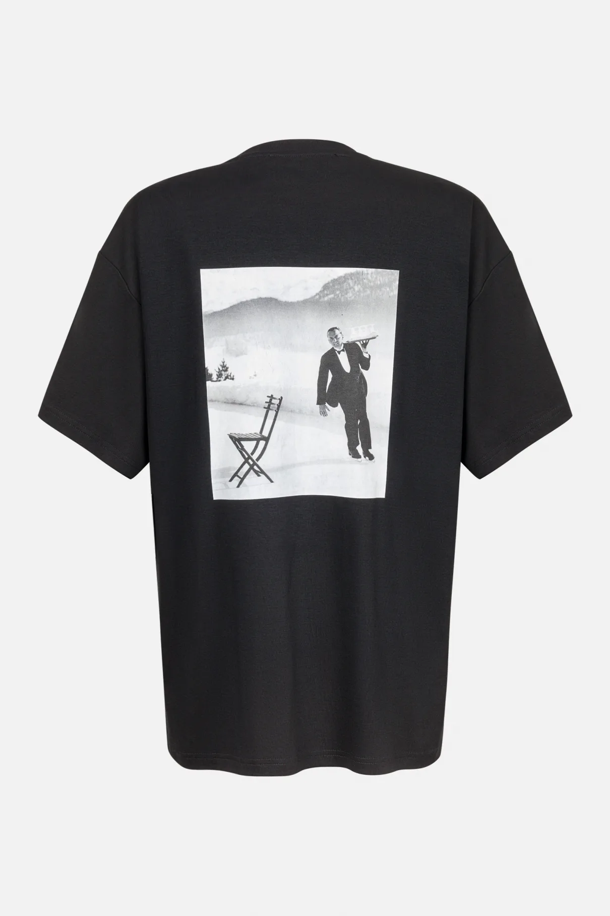 Оверсайз футболка с принтом