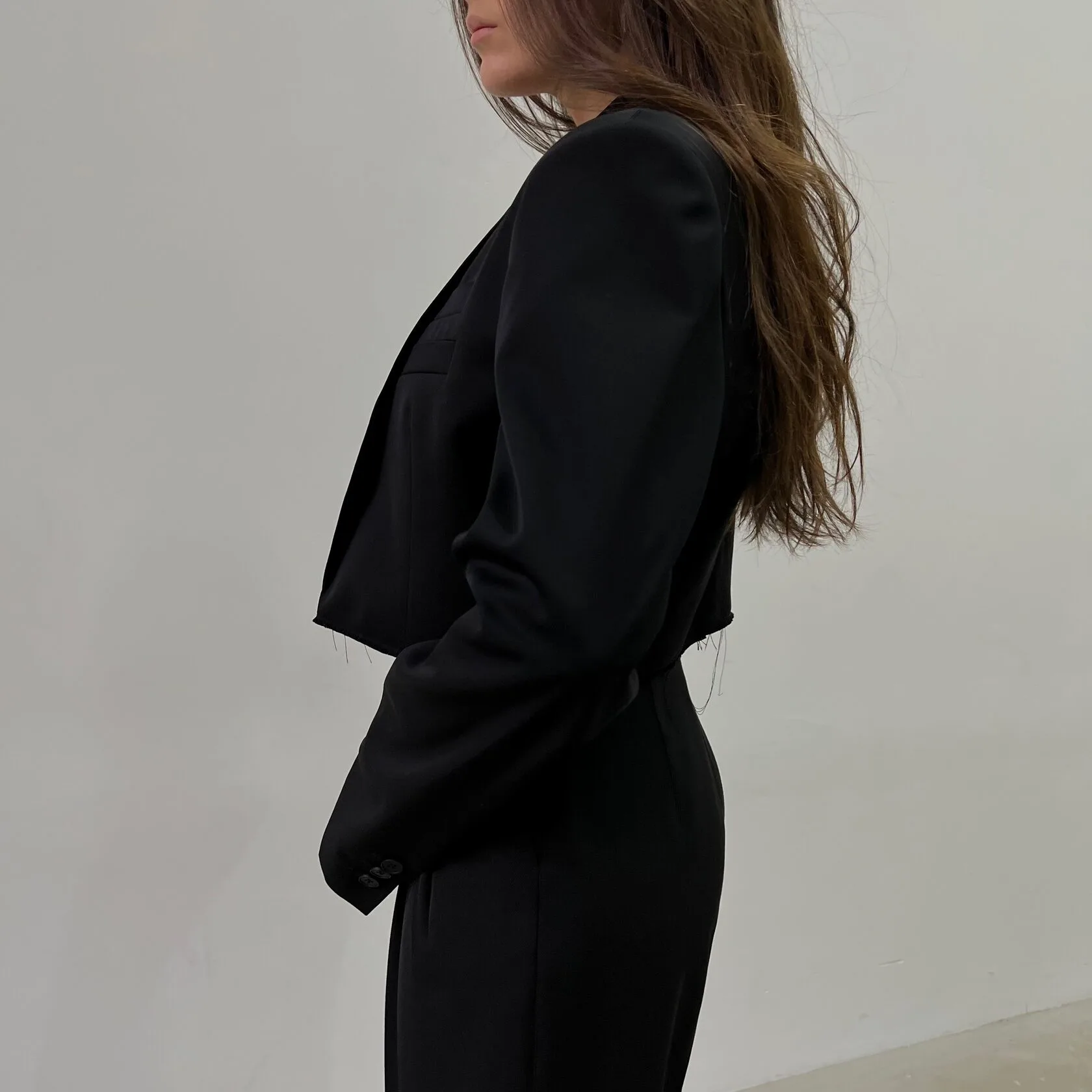 ЖАКЕТ "CROP DAMAGED JACKET"
