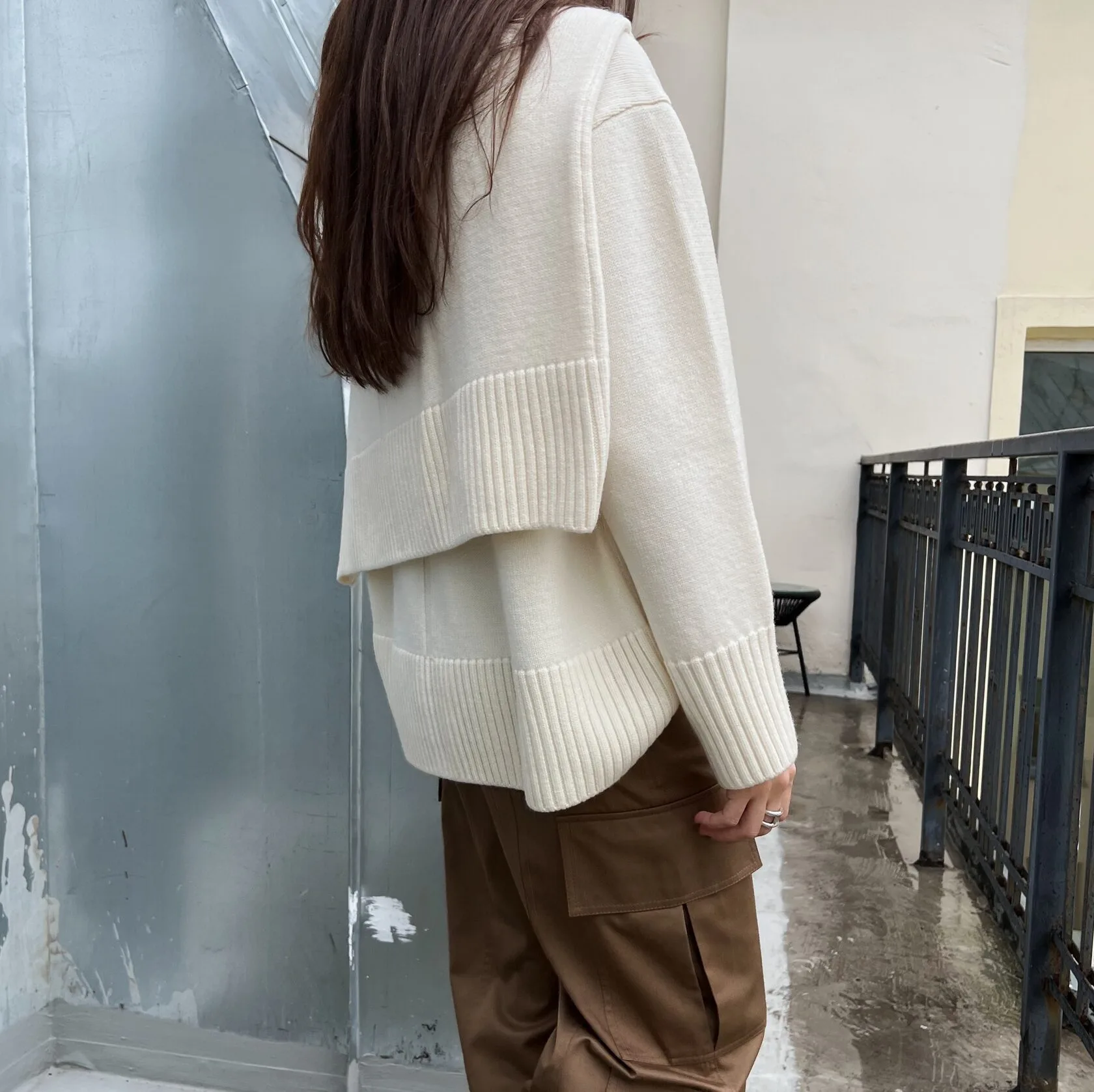 СВИТЕР "CREWNECK" ИЗ ШЕРСТИ