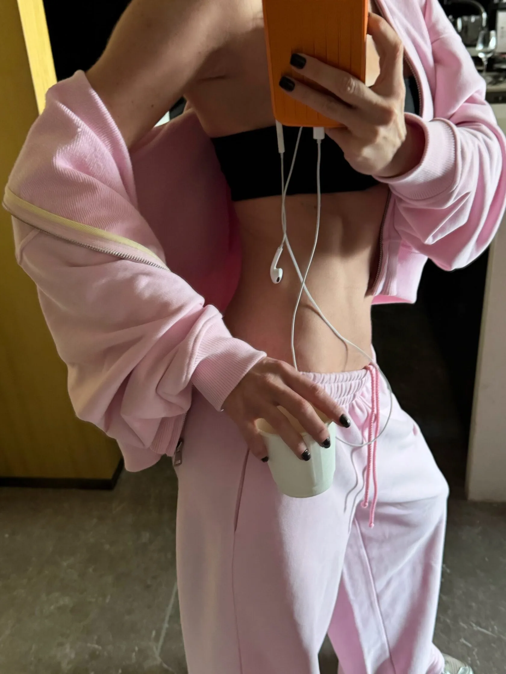 Худи zip pink