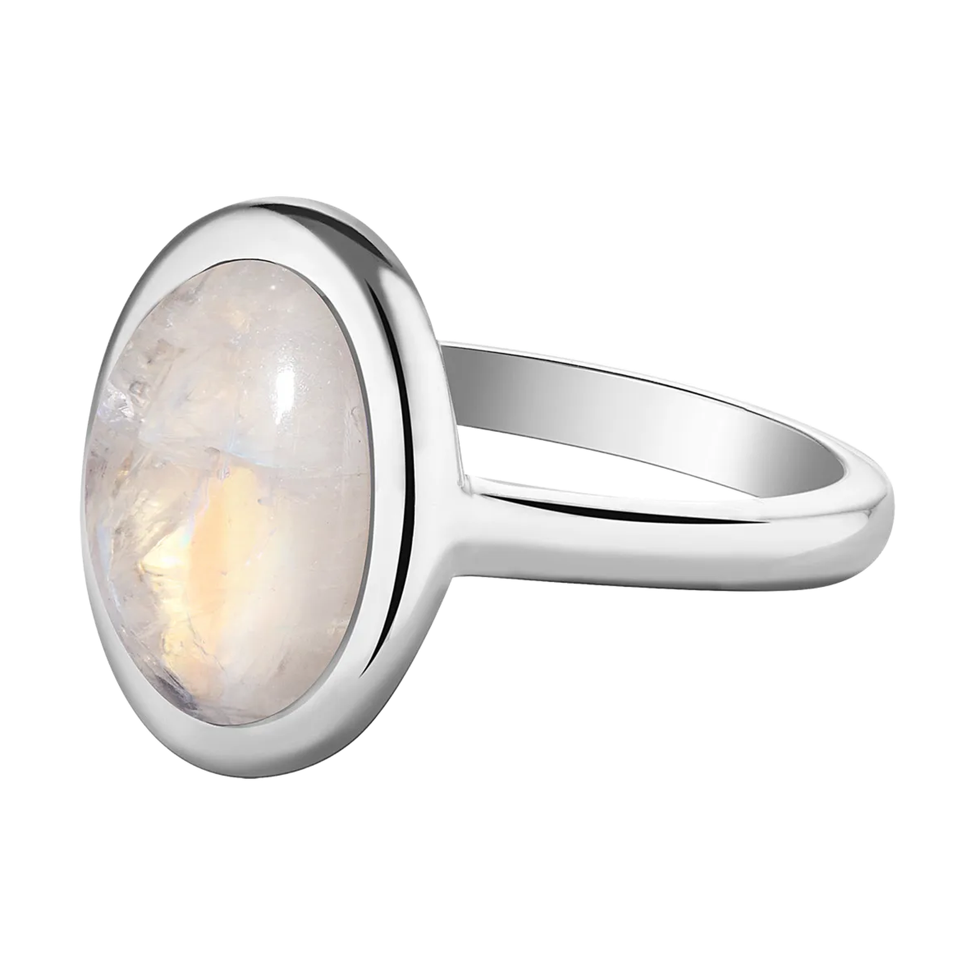кольцо OMEGA с лунным камнем