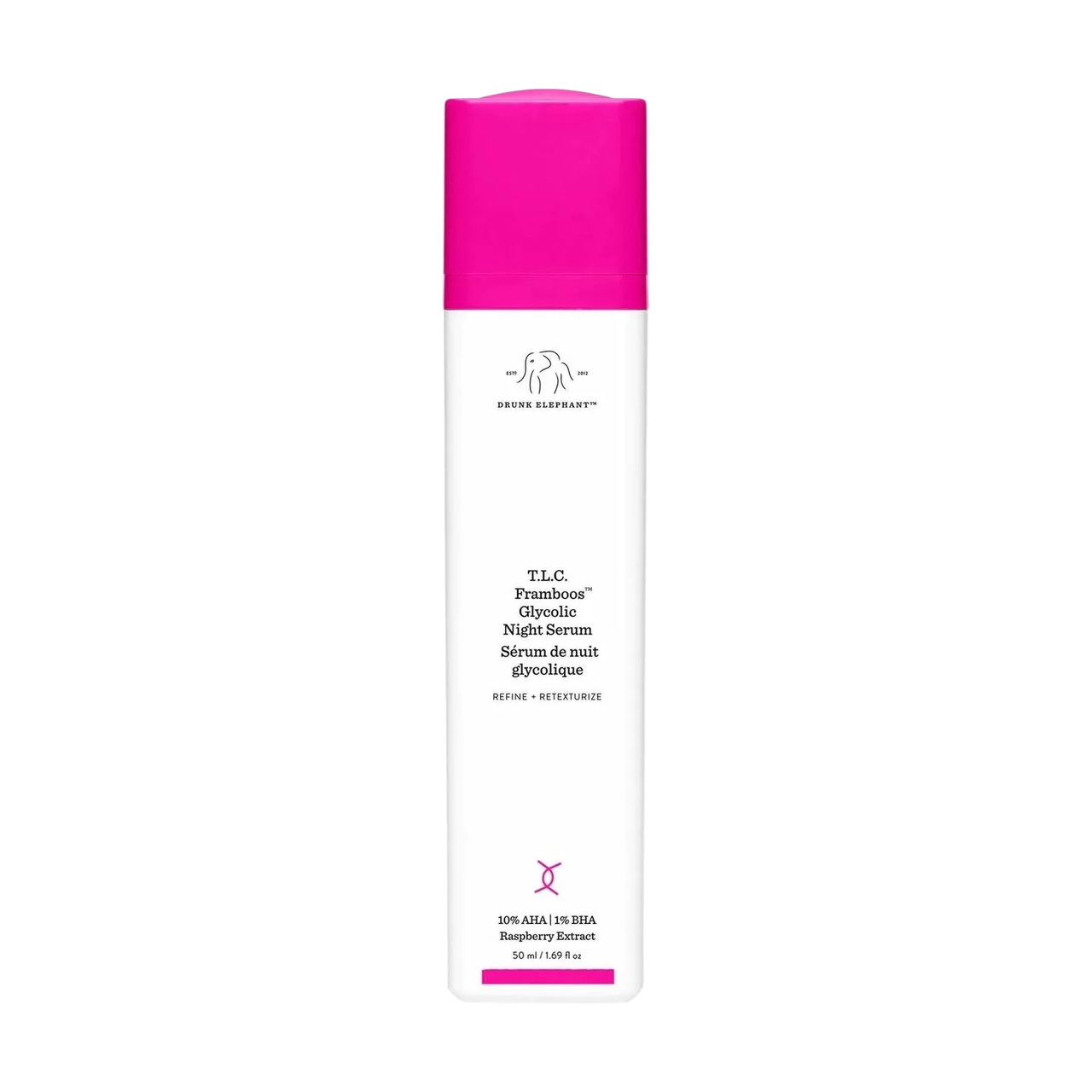DRUNK ELEPHANT T.L.C. FRAMBOOS GLYCOLIC NIGHT SERUM 30 МЛ
