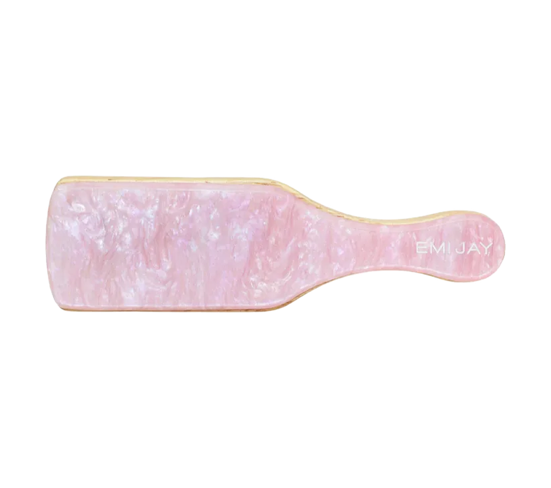 EMI JAY MINI BOAR BRISTLE BRUSH IN PINK SUGAR