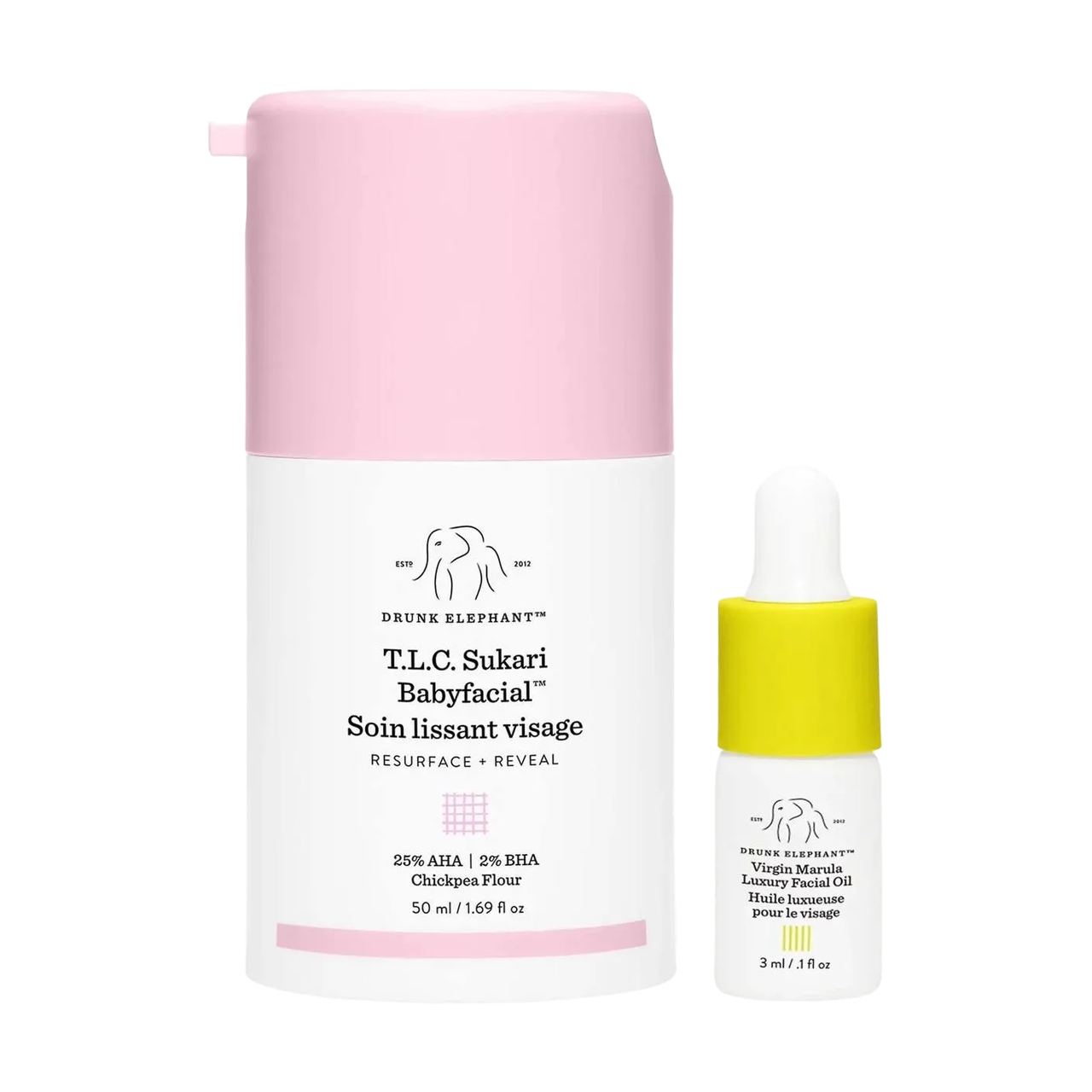 DRUNK ELEPHANT T.L.C. SUKARI BABYFACIAL™ AHA + BHA MASK 50 МЛ