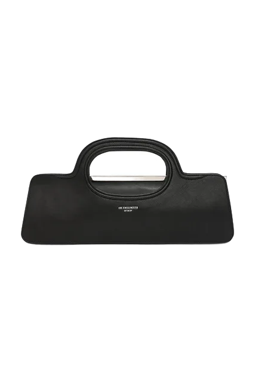 Сумка из кожи Ann Demeulemeester на BABOCHKA.RU, арт. B0014192 LT183, цвет Черный, цена 173300