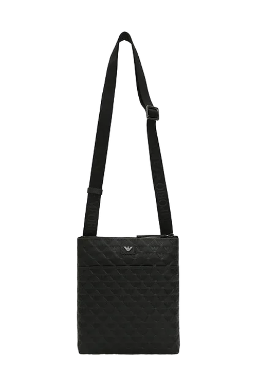 Сумка из кожи Emporio Armani на BABOCHKA.RU, арт. EM001688 AF14774, цвет Черный, цена 38800