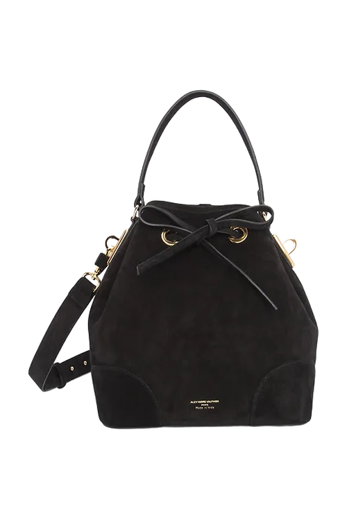Сумка Medium bbag nappa Alexandre Vauthier на BABOCHKA.RU, арт. BAG1901 SUEDE, цвет Черный, цена 199300