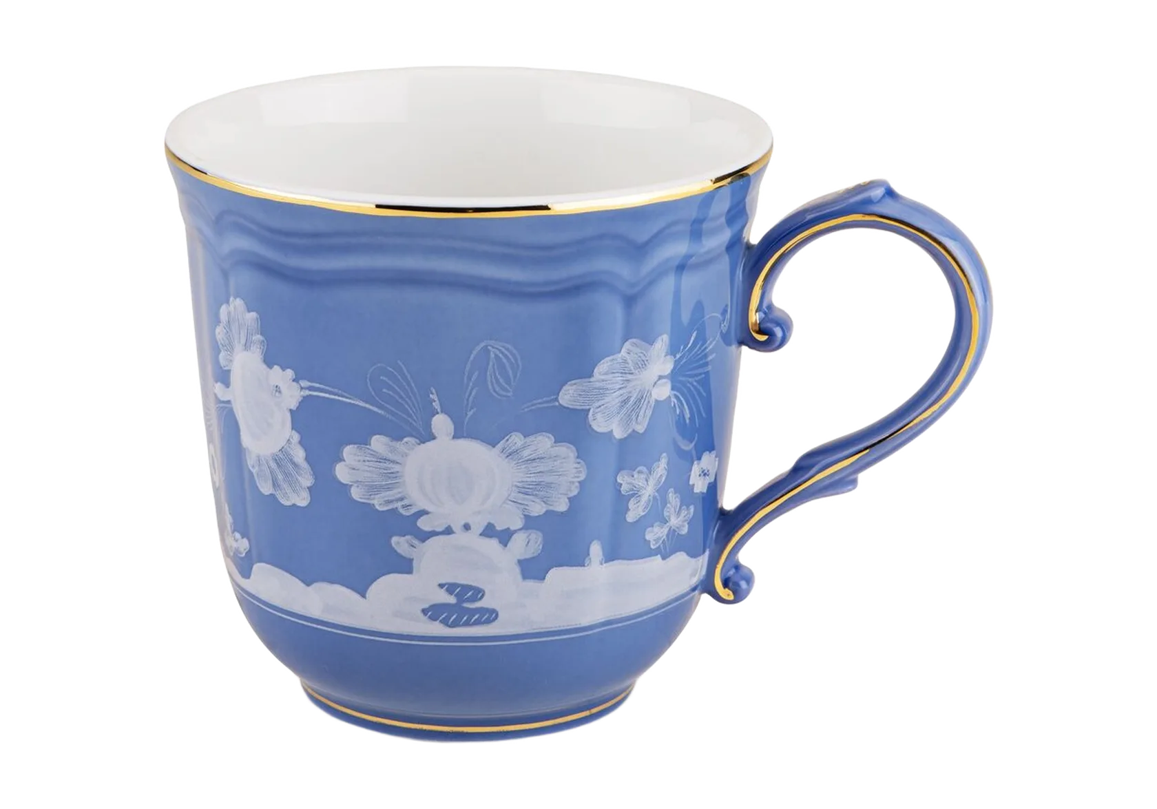 Кружка Ginori 1735 ORIENTE ITALIANO, 400 мл, голубой/белый, фарфор