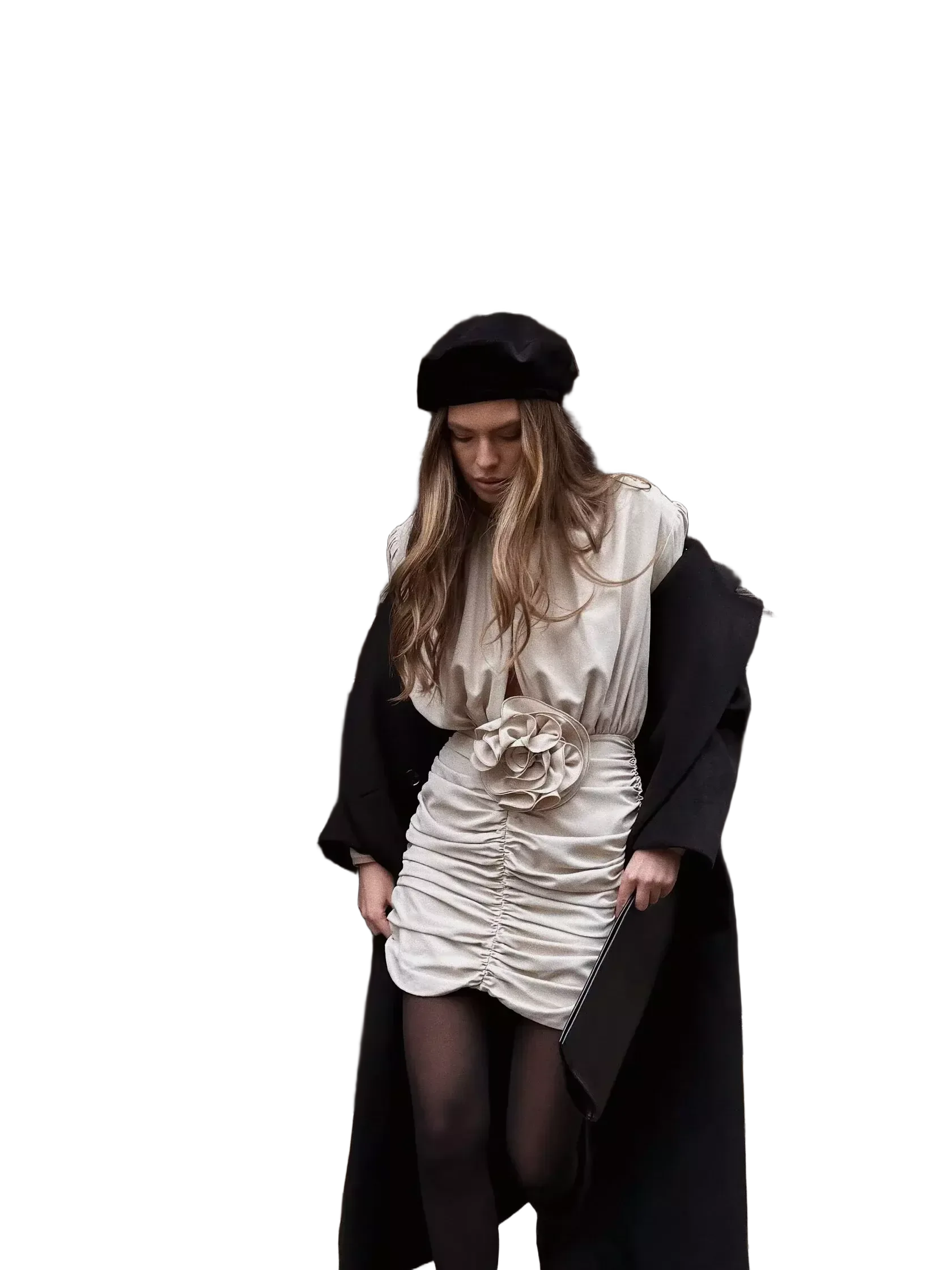 Платье ANJA в бежевом цвете