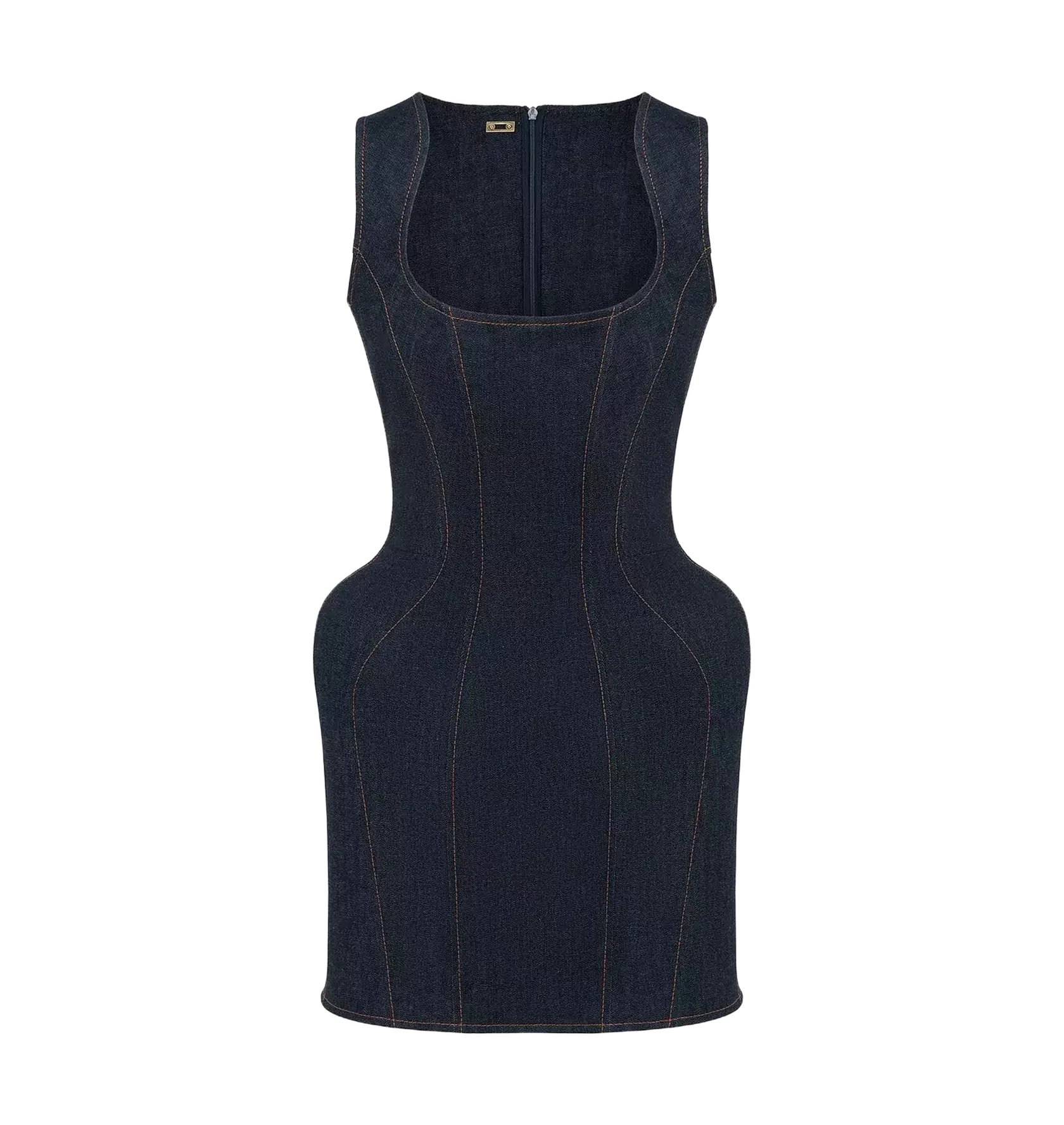 Платье джинсовое мини
