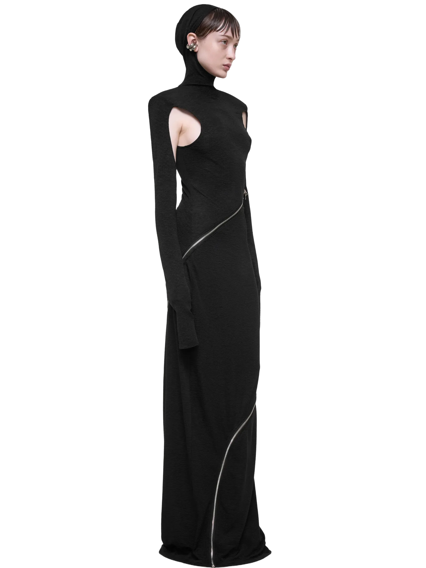 Платье с молниями RUNWAY
