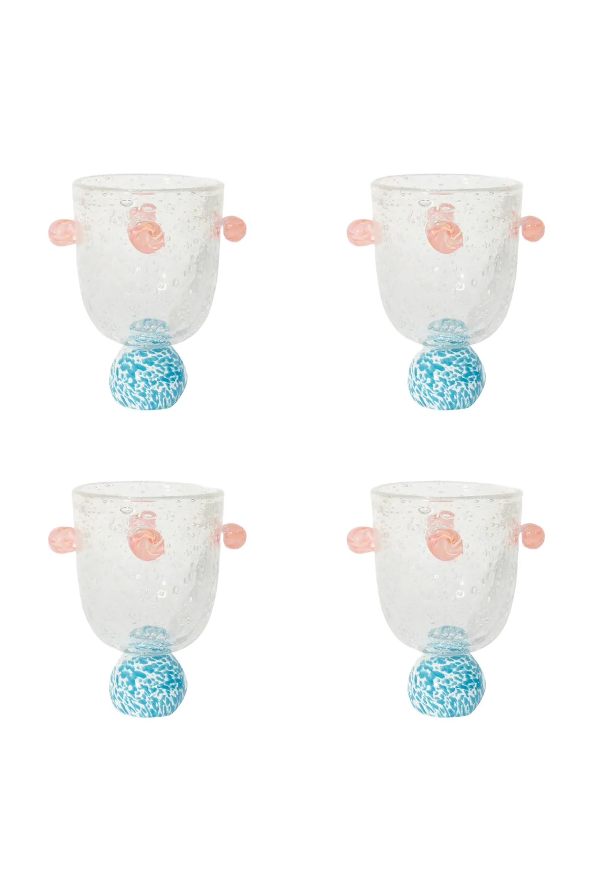Набор стаканов Dotty Blue & Pink