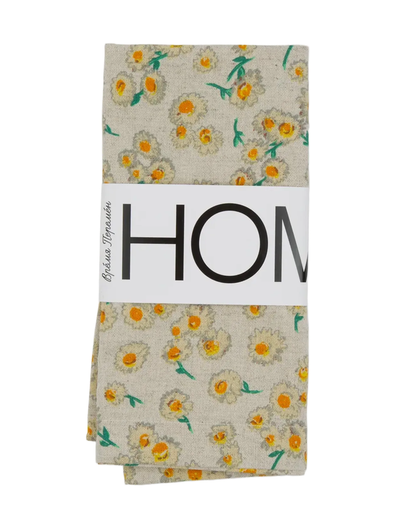 Полотенце кухонное изо льна Ромашки (45x65)