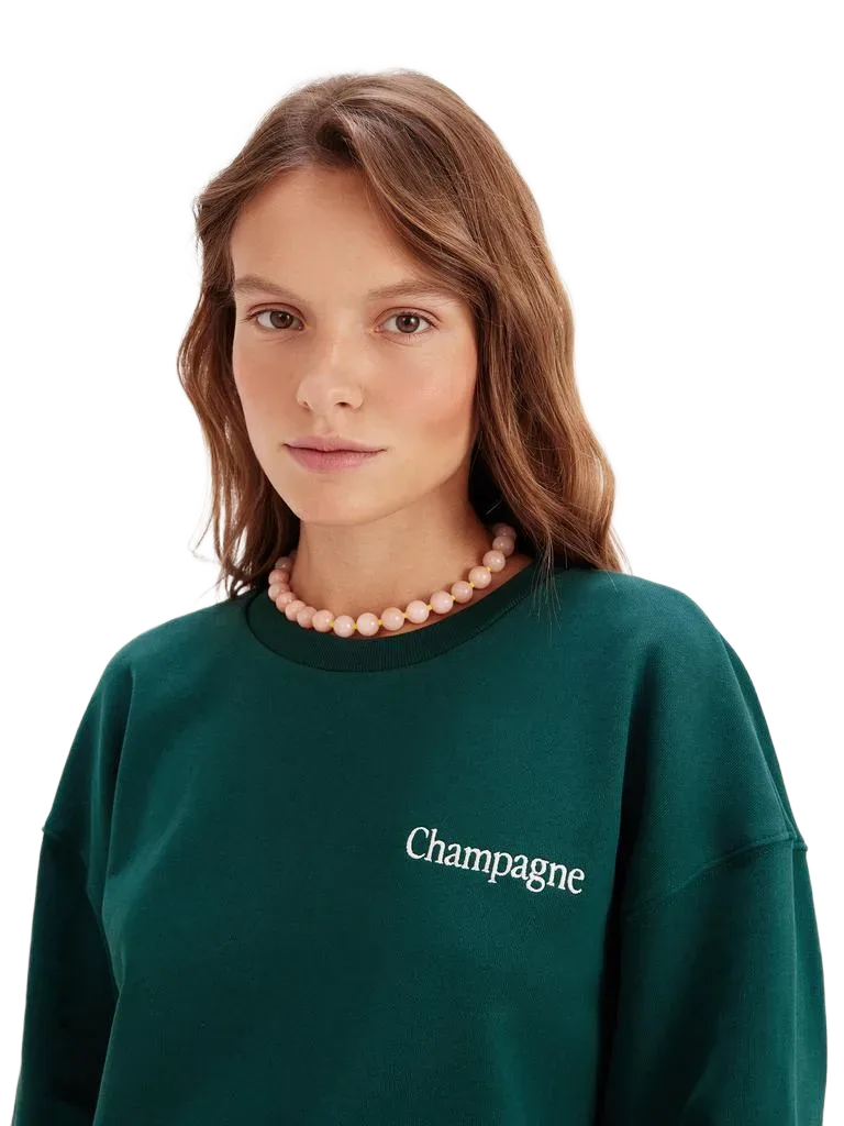 Свитшот Champagne зеленый