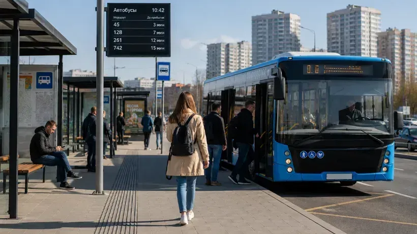 Пересадка на другой автобус
