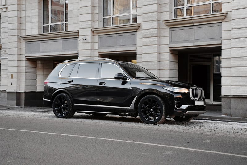 BMW X7 30d Black 6 мест